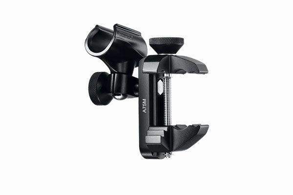 Shure A75M Universal Microphone Mount with Large and Small Clip Adapters and Universal Threaded Adapter Post - Creation Networks