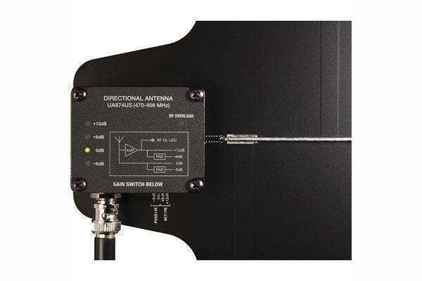 Shure Active Directional Antenna with Gain Switch (902-960 MHz) - UA874XA - Creation Networks
