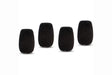 Shure ACVG4WS-B Black Foam Windscreen for Centraverse Gooseneck Condenser Microphones (Contains Four) - Creation Networks