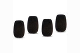 Shure ACVG4WS-B Black Foam Windscreen for Centraverse Gooseneck Condenser Microphones (Contains Four) Microphones Shure