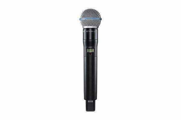 Shure ADX2FD/B58 Digital Handheld Wireless Microphone Transmitter with Beta 58A Capsule - Creation Networks