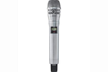 Shure ADX2FD/K8N Digital Handheld Wireless Microphone Transmitter with KSM8 Capsule (Nickel) - Creation Networks