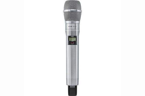 Shure ADX2FD/K9N Digital Handheld Wireless Microphone Transmitter with KSM9 Capsule (Nickel) - Creation Networks