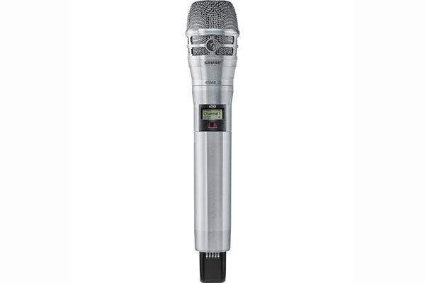 Shure ADX2/K8N Digital Handheld Wireless Microphone Transmitter with KSM8 Capsule (Nickel) - Creation Networks