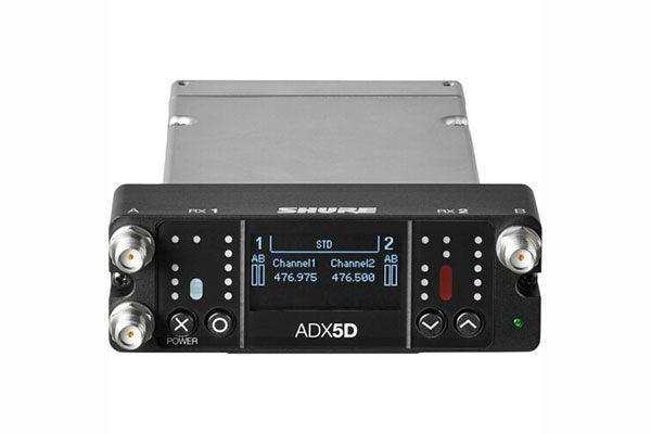 Shure ADX5DUS Digital Dual-Channel Slot-Mount Wireless Receiver - Creation Networks