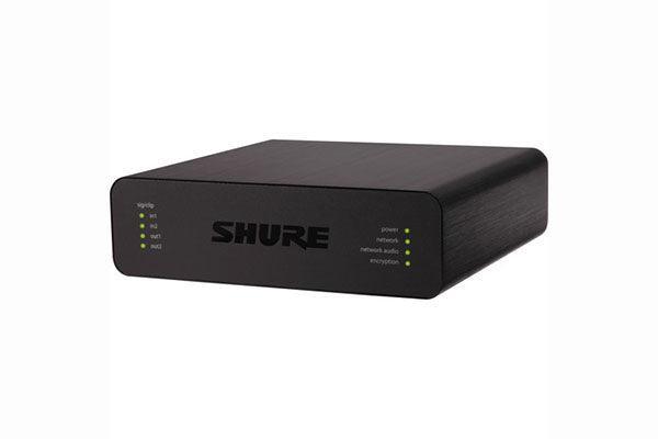 Shure ANI4IN-BLOCK 4-Input, Block connectors, Mic/Line Dante™ Audio Network Interface with Mic Logic, PEQ, and Audio Summing - Creation Networks