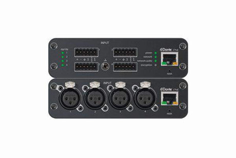 Shure ANI4OUT-BLOCK Advance 4-Channel Dante Mic/Line Audio Network Interface Unit (Block Outputs) - Creation Networks