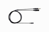 Shure BCASCA-NXLR3QI-25 25ft. Detachable cable with Neutrik 3 Pin XLR male connector and 1/4'' stereo plug Microphones Shure