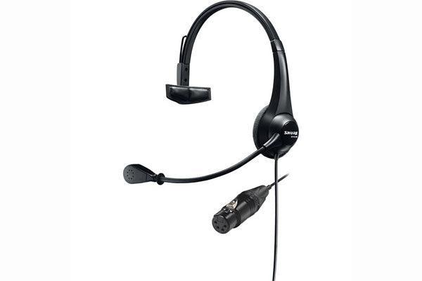 Shure BRH31M-NXLR4F Lightweight Single-Sided Broadcast Headset with Neutrik female 4-Pin XLR cable - Creation Networks
