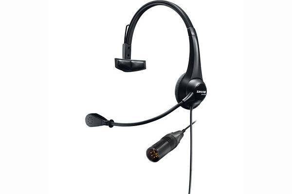 Shure BRH31M-NXLR5M Lightweight Single-Sided Broadcast Headset with Neutrik 5-Pin XLR cable - Creation Networks