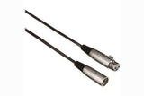 Shure C25J 25' Hi-Flex Cable®, Chrome XLR Connectors Microphones Shure