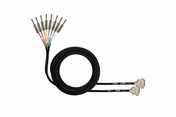 Shure DB25-TRSM 8 Channel DB25 to TRS Audio Snake, 25 ft. - Creation Networks