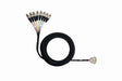 Shure DB25-XLRF 8 Channel DB25 to XLR Female Audio Snake, 25 ft. - Creation Networks