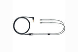 Shure EAC64BKS DTACHBLE RPHN CBL64",BLK w/SLVR MMCX Microphones Shure