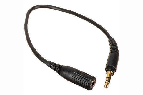 Shure EAC9BK 9" extension cable - Black / Non-Retail (clear, sealable bag) Compatible with Modular SE earphones - Creation Networks