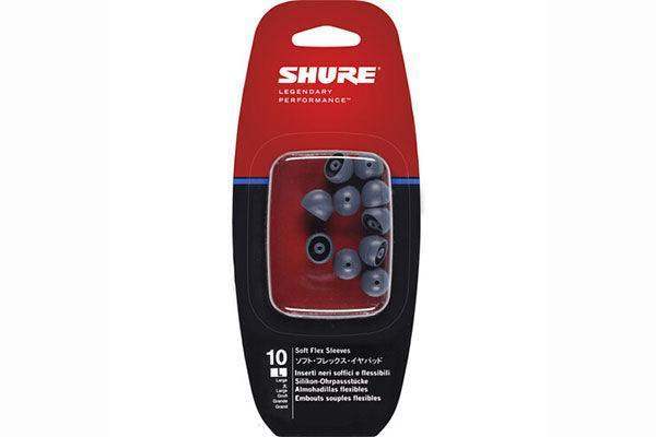 Shure EASFX1-10L Large soft flex sleeves for SCL3, SCL4, & SCL5 earphones (5 pair) - Creation Networks