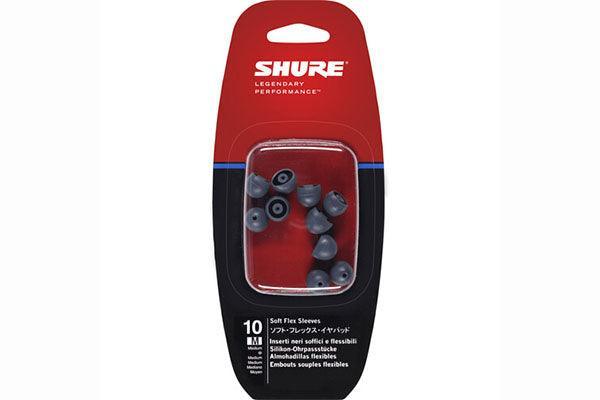 Shure EASFX1-10M Medium soft flex sleeves for SE115, SE315, SE425 and SE535 earphones (5 pair) - Creation Networks
