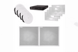 Shure ECOSYSTEM BUNDLE 920X (2) MXA920W-S (1) P300-IMX (4) MXN5W-C + Tile Bridge - 920X W-V - Creation Networks