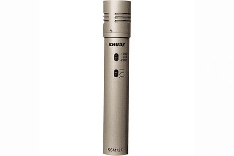 Shure KSM141/SL Stereo KSM141 Stereo Pair, includes two KSM141, two Foam Windscreens, A27M Stereo Microphone Adapter and Carrying Case - Creation Networks