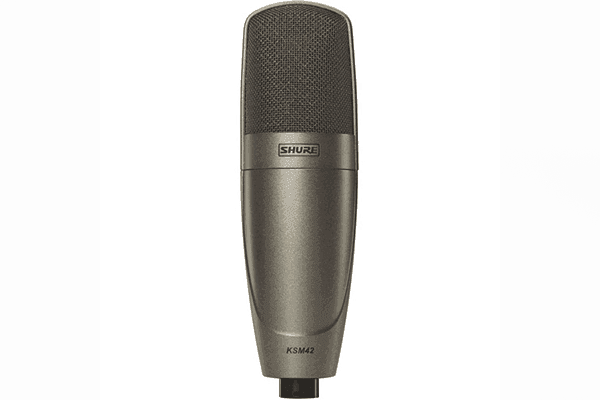 Shure KSM42/SG Large Dual-Diaphragm, Side-Address Condenser Vocal Microphone (Sable Gray) - Creation Networks
