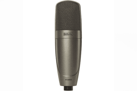 Shure KSM42/SG Large Dual-Diaphragm, Side-Address Condenser Vocal Microphone (Sable Gray) - Creation Networks