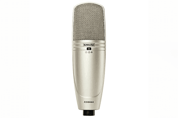 Shure KSM44A/SL Multi-Pattern, Large Diagphragm, Side-Address Condenser Studio Microphone (Cristal) - Creation Networks