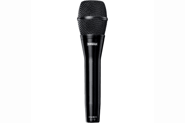 Shure KSM9HS Dual Pattern (Hypercardioid/Subcardioid) Condenser Handheld Vocal Microphone (Black) - Creation Networks