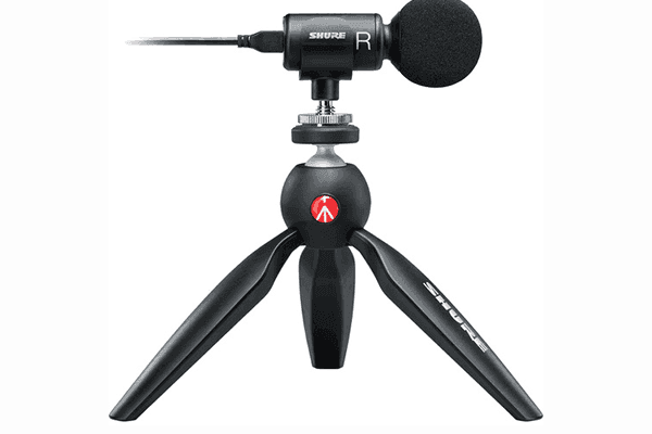 Shure MOTIV MV88+ Video Kit Digital Stereo Microphone and Accessories for Smartphones (iOS, Android, New Packaging) - Creation Networks