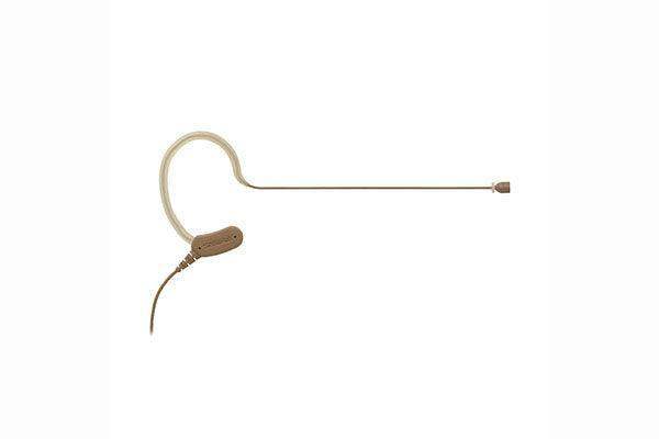 Shure MX153C/O-TQG Omnidirectional Earset Headworn Microphone (Cocoa) - Creation Networks