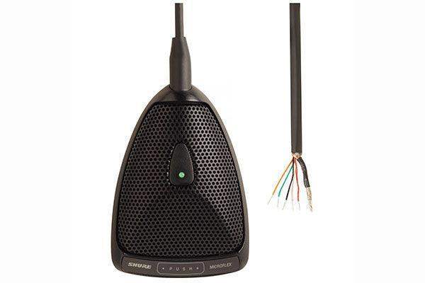 Shure MX392 Microflex Condenser Boundary Microphone (Black) - Creation Networks
