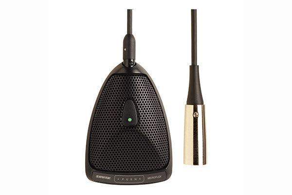Shure MX393 Microflex Condenser Boundary Microphone (Black) - Creation Networks
