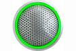 Shure MX395AL/BI-LED Microflex Low-Profile Figure-8 Boundary Microphone with Logic-Control LED for Installs (Silver) - Creation Networks