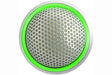Shure MX395AL/C-LED Microflex Low-Profile Cardioid Boundary Microphone with Logic-Control LED for Installs (Silver) - Creation Networks