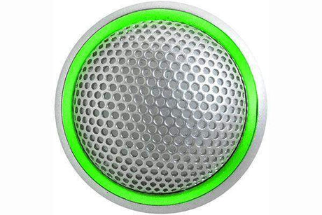 Shure MX395AL/O-LED Microflex Low-Profile Omnidirectional Boundary Microphone with Logic-Control LED for Installs (Silver) - Creation Networks