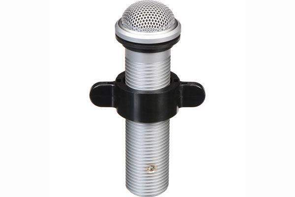 Shure MX395AL/O Microflex Low-Profile Omnidirectional Boundary Microphone for Installs (Silver) - Creation Networks
