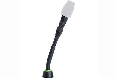 Shure MX405LP/N 5" Microflex Modular Gooseneck Microphone with Top Light Ring (Black, No Preamp, No Mic Capsule) - Creation Networks