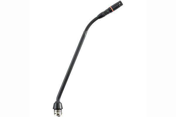 Shure MX410RLP/C 10" Gooseneck Mic with Cardioid Capsule, No Preamp, and Red LED Ring on Top (Black) - Creation Networks