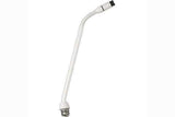 Shure MX410WRLP/N Microflex 10" Gooseneck Microphone Cardioid Low Profile White with Light Ring Microphones Shure