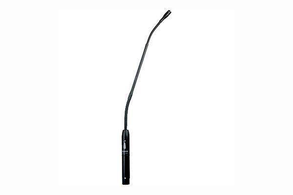 Shure MX412S/S Microflex Supercardioid Installation Microphone with 12" Gooseneck, Mute Switch, and LED - Creation Networks