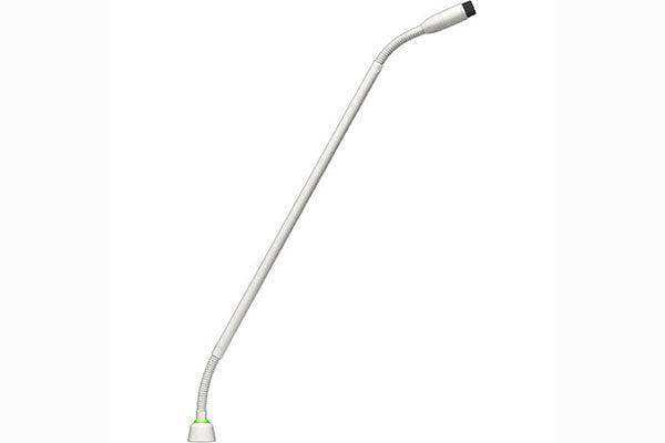 Shure MX415WLPDF/N 15" Dualflex Gooseneck Mic with No Capsule, No Preamp, and 2-Color LED Ring on Bottom (White) Microphnes Shure