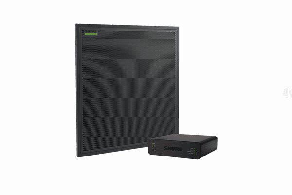 Shure MXA910 + P300-IMX AV Conferencing Bundle New Version for 24 inch Ceiling Grid Installation (Black) - MXA910B-US-P300-P - Creation Networks