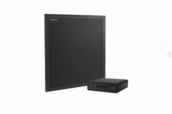 Shure MXA910 + P300-IMX AV Conferencing Bundle New Version for 24 inch Ceiling Grid Installation (Black) - MXA910B-US-P300-P (Discontinued) Audio Conferencing Shure