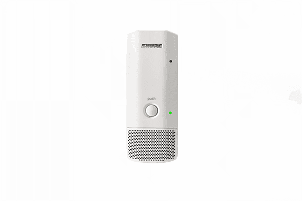 Shure MXW6W-C=-Z10 Cardioid Boundary Transmitter (White) - Creation Networks