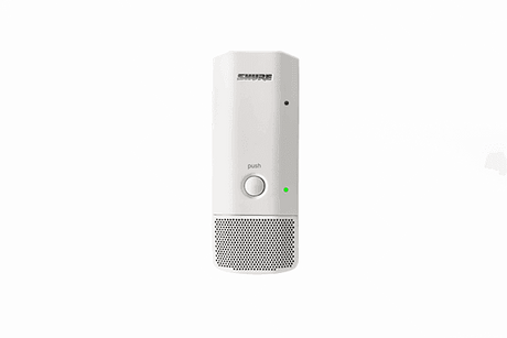 Shure MXW6W-C=-Z10 Cardioid Boundary Transmitter (White) - Creation Networks