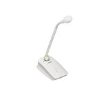 Shure MXW8W=-Z10 Desktop Gooseneck Base Transmitter (White) Microphones Shure