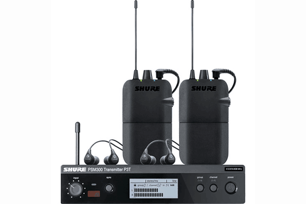 Shure P3TR112TW PSM300 Twin Pack Wireless In-Ear Monitor Kit - Creation Networks