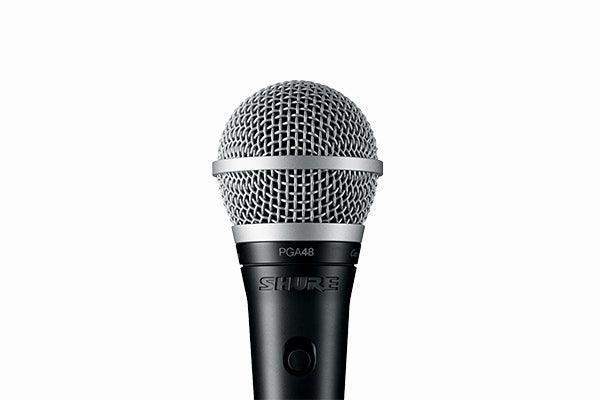 Shure PGA48-XLR Cardioid dynamic vocal microphone - XLR-XLR cable - Creation Networks