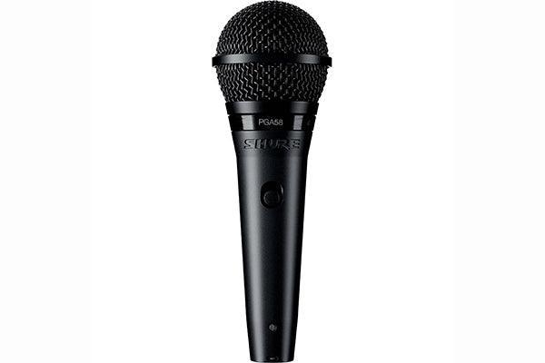 Shure PGA58-QTR Cardioid dynamic vocal microphone - XLR-QTR cable - Creation Networks