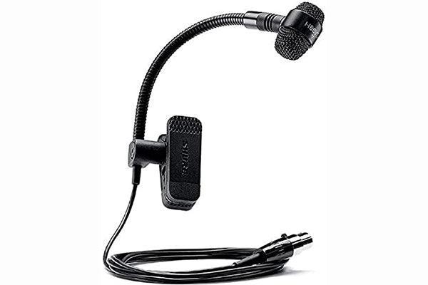 Shure PGA98H-TQG Cardioid condenser gooseneck instrument microphone - TA4F connector for use with wireless systems - Creation Networks