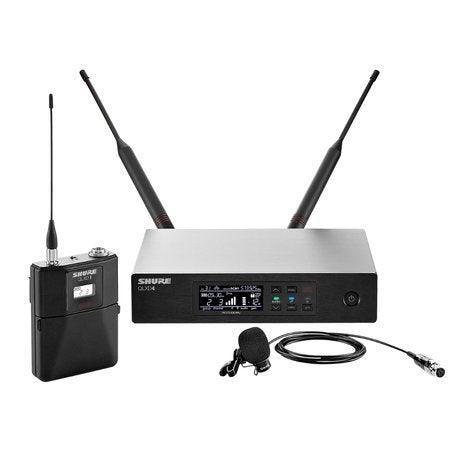 Shure QLXD14/83 QLX-D Series Single-Channel Digital Wireless Mic System with WL183 Lavalier - Creation Networks